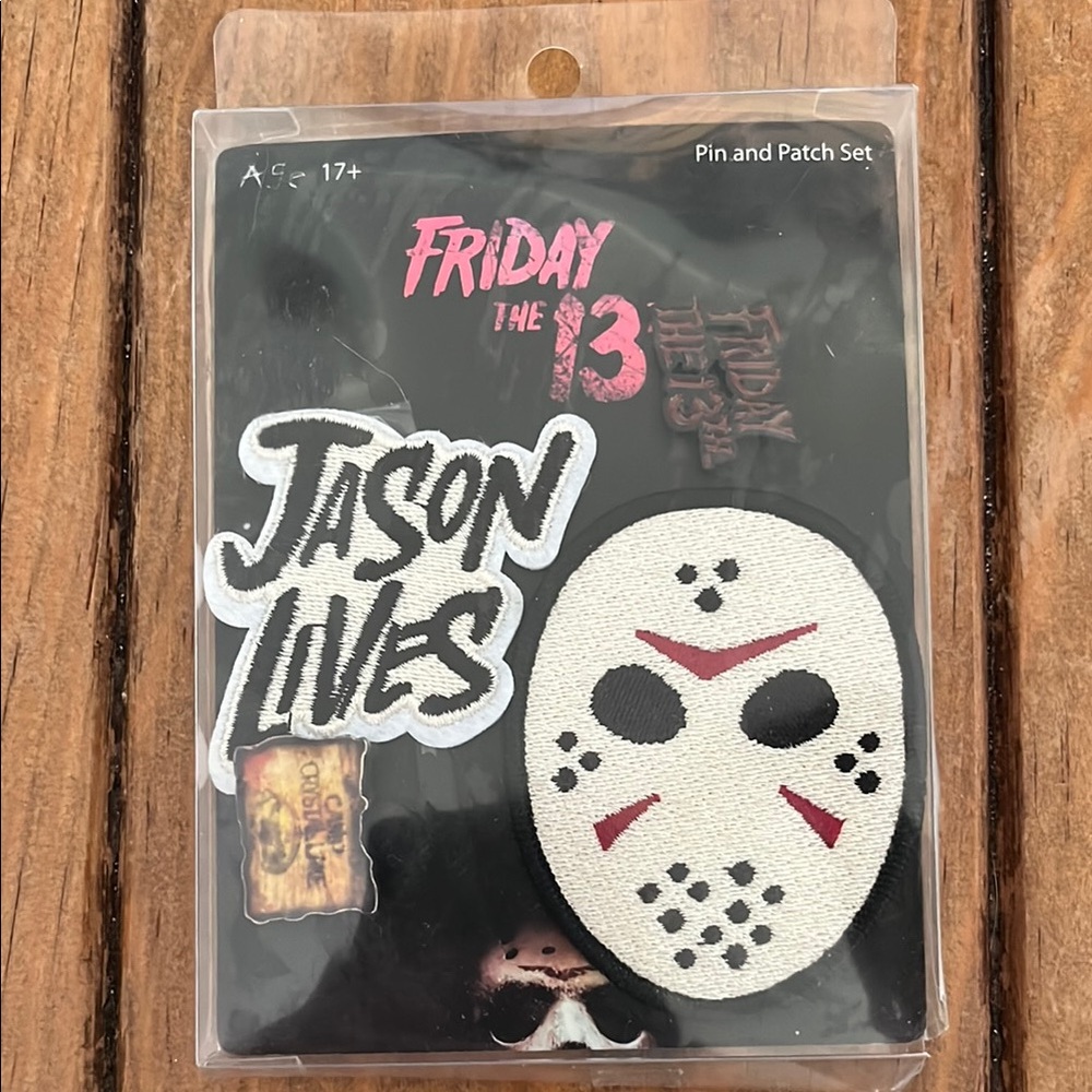 Friday the 13th Pin and Patch Set